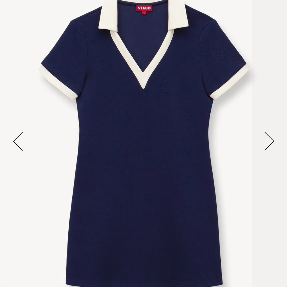 Staud Court Volley Mini Dress.